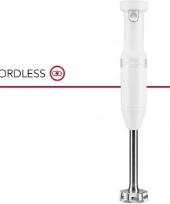 New ⭐ KitchenAid Variable Speed Cordless Hand Blender | White White ????
