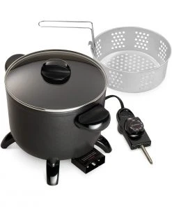 Discount ???? Presto® Kitchen Kettle™ Multi-Cooker/Steamer | 5 Qt. Black ????