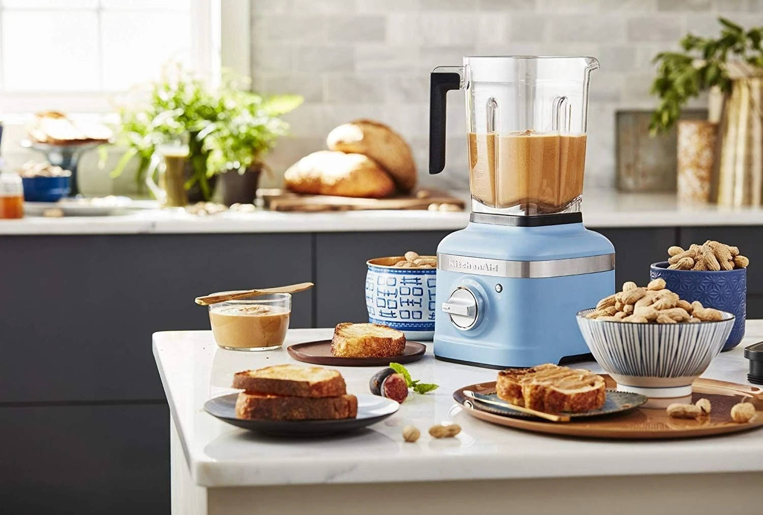 Best deal ⭐ KitchenAid K400 Blender | Matte Vintage Blue Blue, Stainless Steel ???? 3 Best deal ⭐ KitchenAid K400 Blender | Matte Vintage Blue Blue, Stainless Steel ???? - Image 3