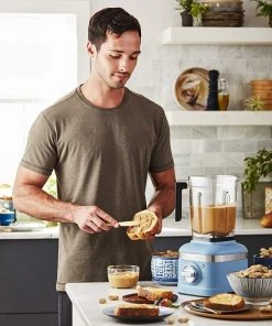 Best deal ⭐ KitchenAid K400 Blender | Matte Vintage Blue Blue, Stainless Steel ???? 10 Best deal ⭐ KitchenAid K400 Blender | Matte Vintage Blue Blue, Stainless Steel ???? -Cuisinart Shop lifetyle blue velvet 4