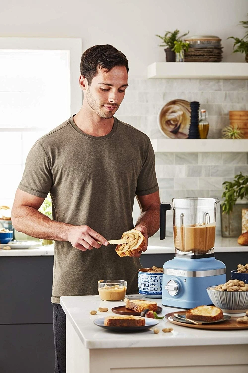 Best deal ⭐ KitchenAid K400 Blender | Matte Vintage Blue Blue, Stainless Steel ???? 5 Best deal ⭐ KitchenAid K400 Blender | Matte Vintage Blue Blue, Stainless Steel ???? - Image 5