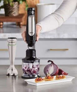 Wholesale ???? Braun Multiquick Immersion Blender Set Black & Stainless ???? 9 Wholesale ???? Braun Multiquick Immersion Blender Set Black & Stainless ???? -Cuisinart Shop mq7077 hand blender set easyclick accessories