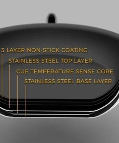 Wholesale ???? Hestan Cue 11" Nonstick Fry Pan + Induction Cooktop Black, Silver ???? -Cuisinart Shop nonstik4 1 1