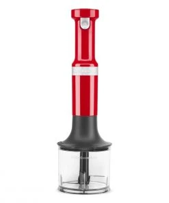 Top 10 ⭐ KitchenAid Variable Speed Cordless Hand Blender + Chopper & Whisk Accessories | Passion Red Red ???? -Cuisinart Shop onwhite3 3