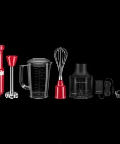 Top 10 ⭐ KitchenAid Variable Speed Cordless Hand Blender + Chopper & Whisk Accessories | Passion Red Red ???? -Cuisinart Shop supplemental2