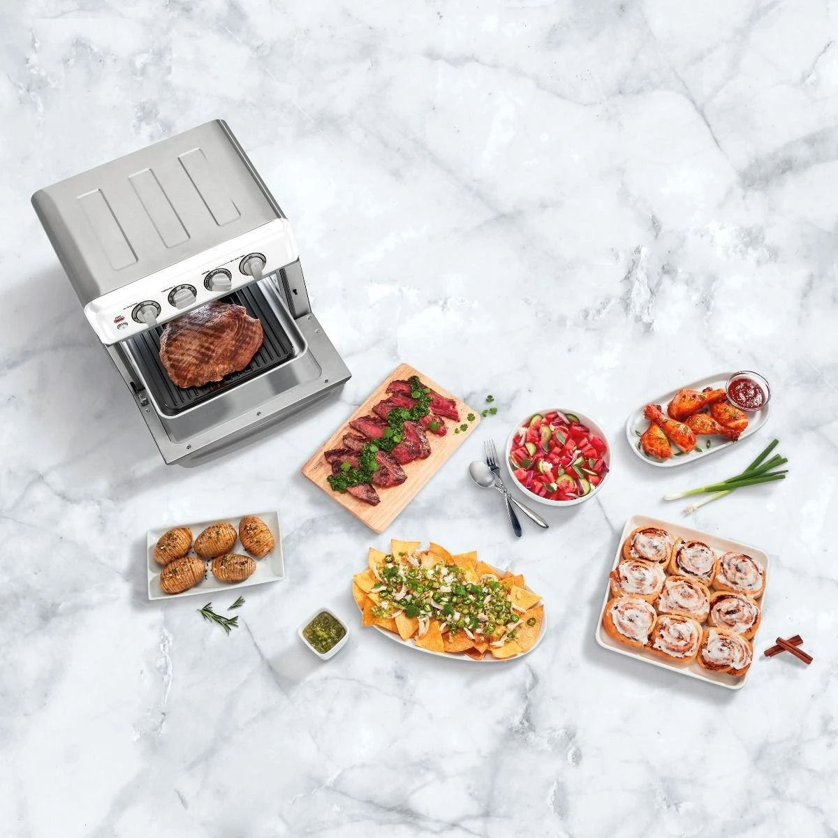 Flash Sale ✨ Cuisinart Air Fryer With Grill | White White ???? 4 Flash Sale ✨ Cuisinart Air Fryer With Grill | White White ???? - Image 4