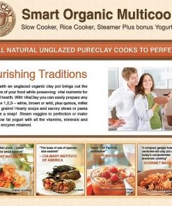 Buy ???? VitaClay Smart Organic Multicooker & Clay Insert - Oval, 6-Cup Dry / 3.2-Quart Black & Stainless, Natural ???? 7 Buy ???? VitaClay Smart Organic Multicooker & Clay Insert - Oval, 6-Cup Dry / 3.2-Quart Black & Stainless, Natural ???? -Cuisinart Shop vita clay multicooker both 1