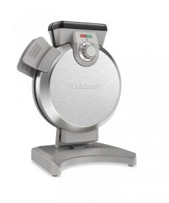 New ???? Cuisinart Vertical Standing Waffle Maker Silver ????