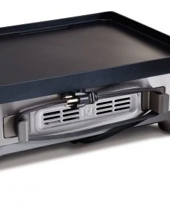 Brand new ⌛ Wolf Gourmet Precision Griddle With Lid - Red Knobs Red, Steel ❤️ -Cuisinart Shop wggr100s cord wrap