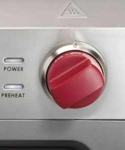 Brand new ⌛ Wolf Gourmet Precision Griddle With Lid - Red Knobs Red, Steel ❤️ -Cuisinart Shop wggr100s temp