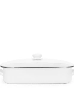 Discount ???? Golden Rabbit Enamelware 16" X 12.5" Roasting Pan With Lid | White White ❤️ 9 Discount ???? Golden Rabbit Enamelware 16" X 12.5" Roasting Pan With Lid | White White ❤️ -Cuisinart Shop ww15